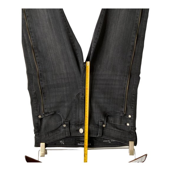 Liverpool Zipper Trim Abby Hi Rise The Ankle Skinny Jeans \ Size 8 - Picture 15 of 15